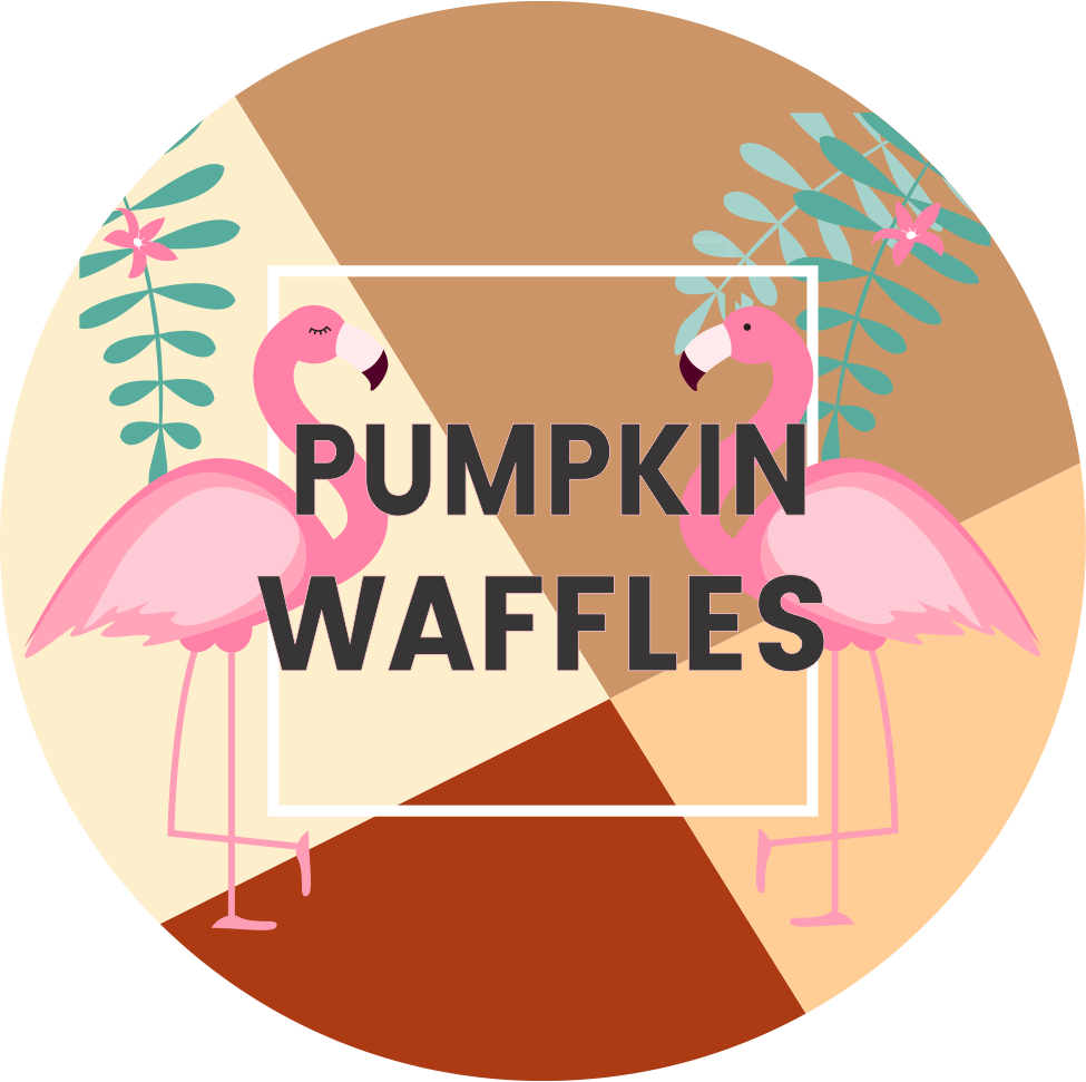 Pumpkinwaffles fall candle, unique gift