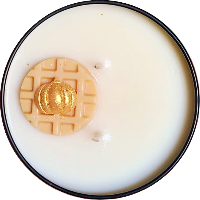 Pumpkinwaffles fall candle, unique gift