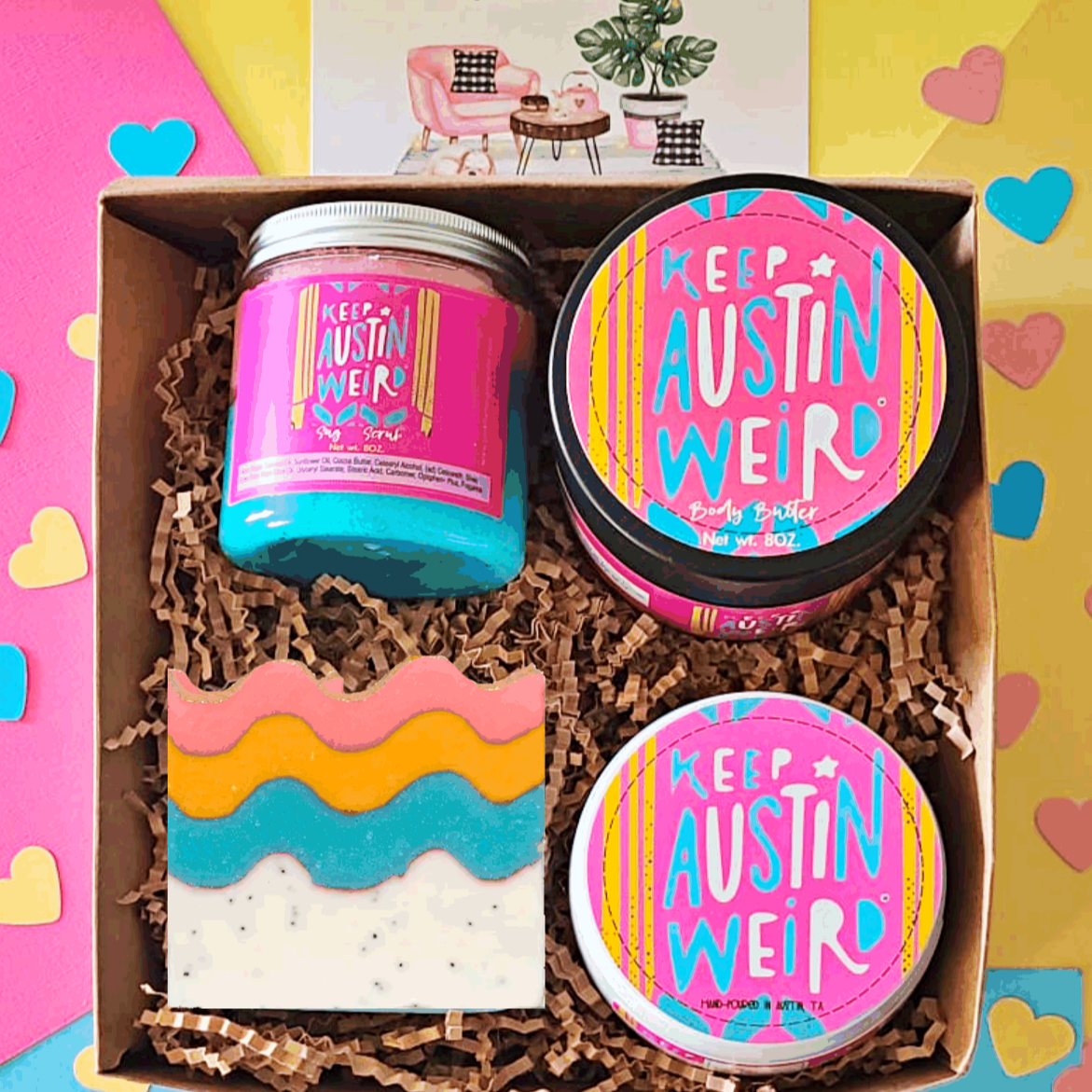 Keep Austin Weird | Gift Set NEW!!! - PinkFlamingoCandle